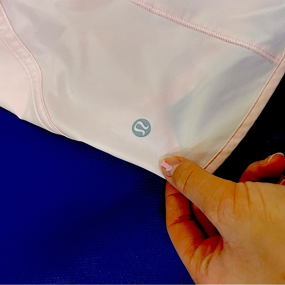 Pink lululemon shorts